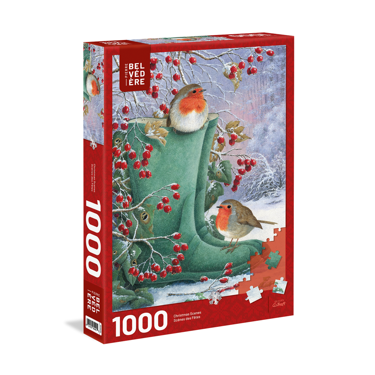 Winter Birds 1000-Piece Puzzle by Pierre Belvédère | RoseWillie
