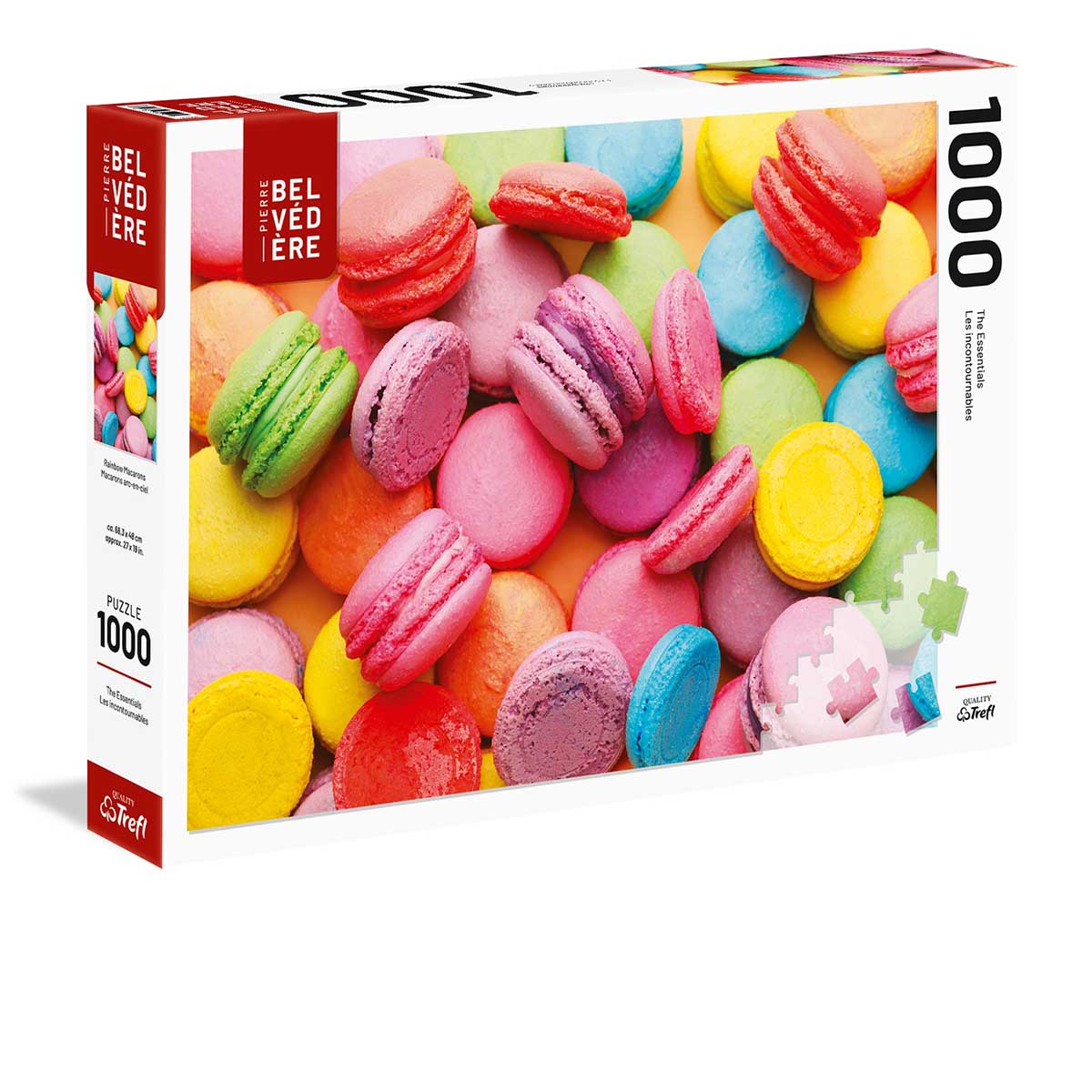 Macarons Arc-en-ciel - Casse-tête de 1000 pièces