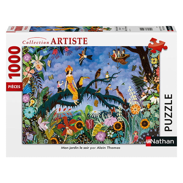 Mon jardin le soir, A. Thomas 1000-Piece Puzzle