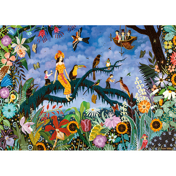 Mon jardin le soir, A. Thomas 1000-Piece Puzzle