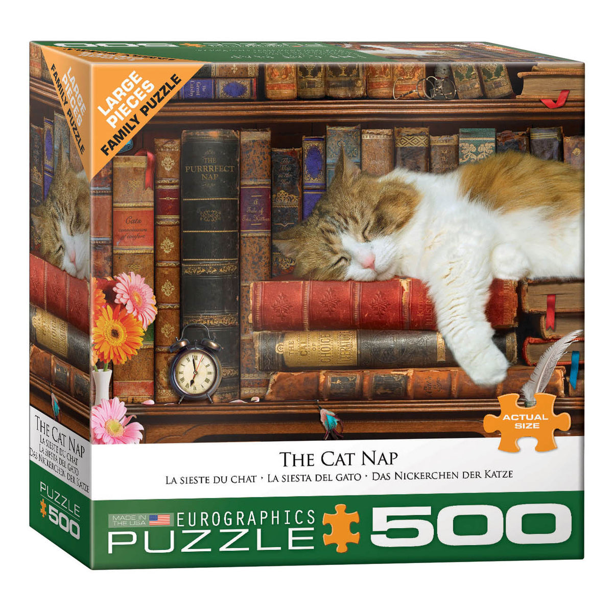Puzzle chaton automne - 1500 pièces
