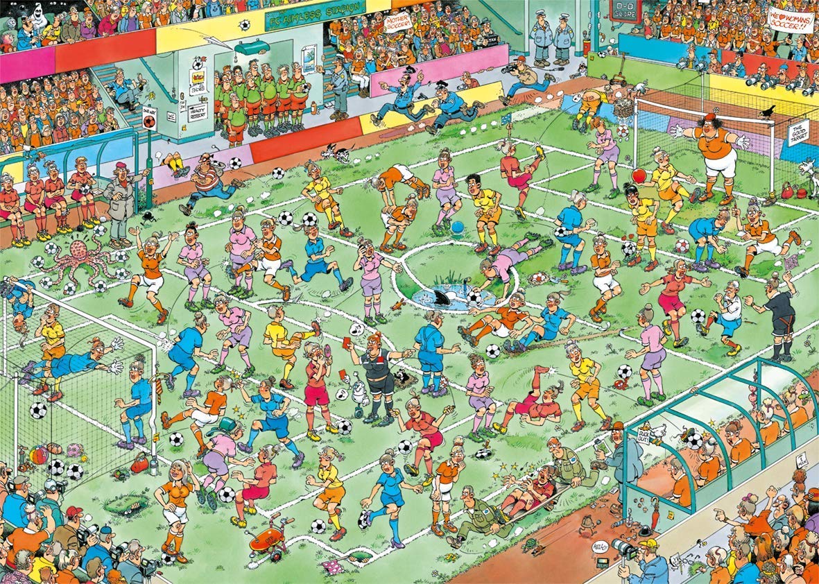 WC Women's Soccer 1000-Piece Puzzle