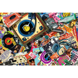 In the World of Music 501-Piece Wooden Puzzle