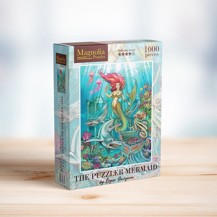 The Puzzler Mermaid - Özgür Gücüyener 1000-Piece Puzzle
