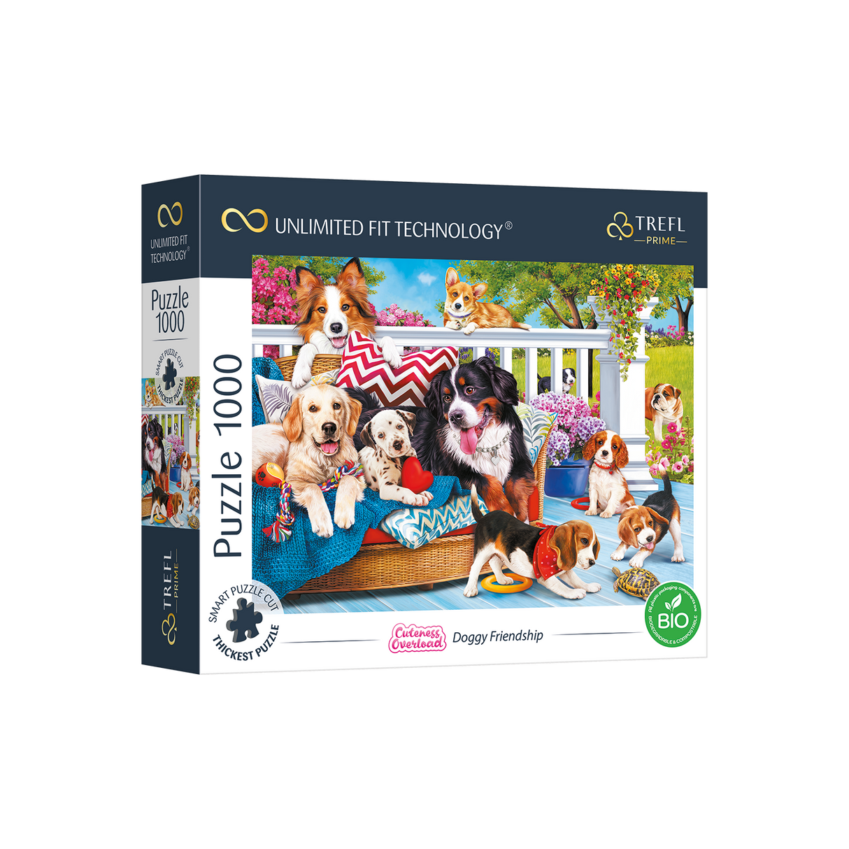 Doggy Friendship 1000-Piece Puzzle DAMAGED BOX