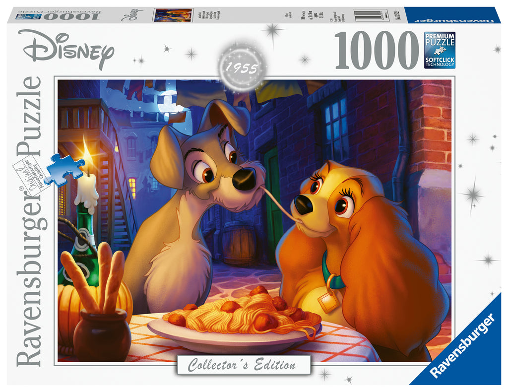 Lady and the Tramp<br>Casse-tête de 1000 pièces