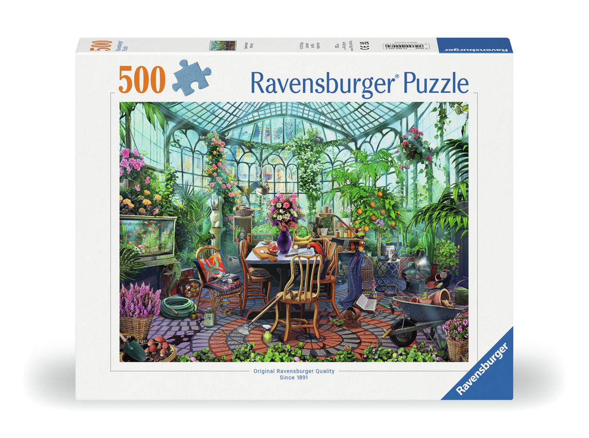 Greenhouse Mornings 500-Piece Puzzle