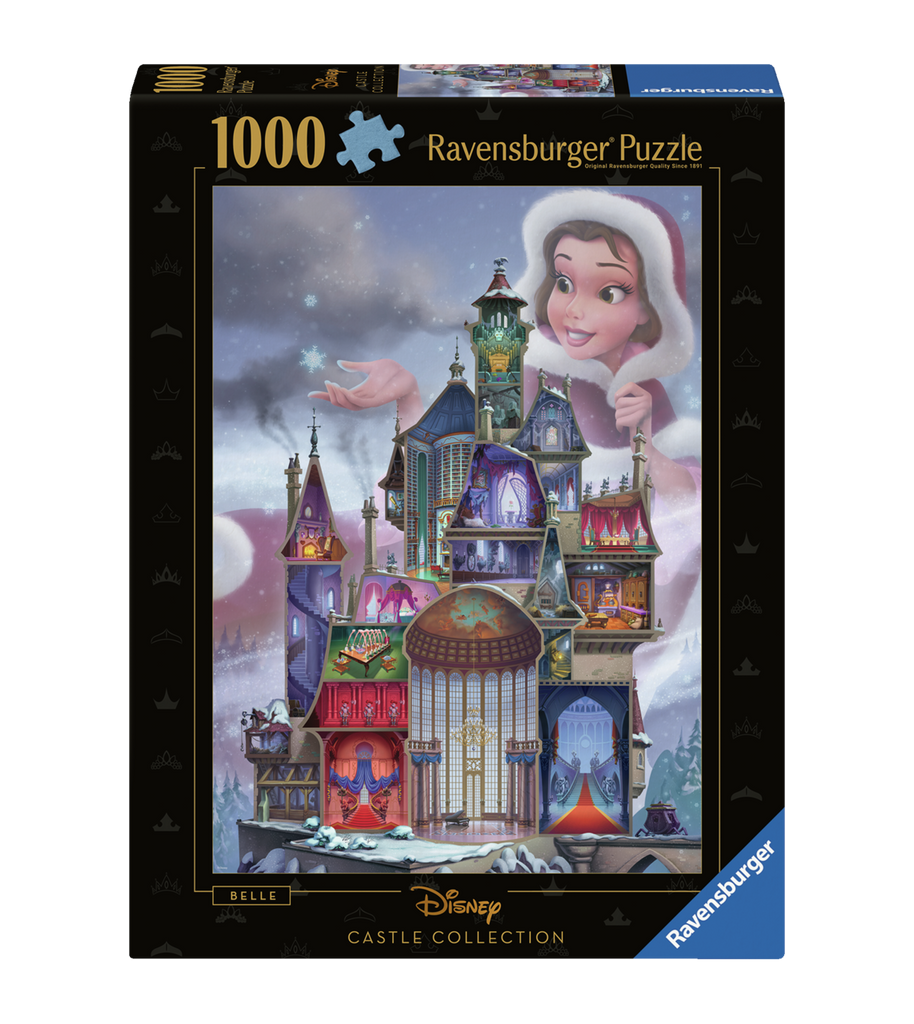 Châteaux Disney : Belle<br>Casse-tête de 1000 pièces