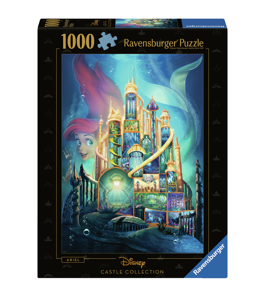 Châteaux Disney : Ariel<br>Casse-tête de 1000 pièces