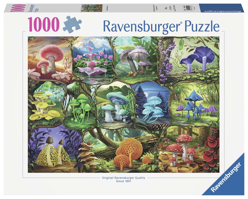 Beautiful Mushrooms 1000-Piece Puzzle