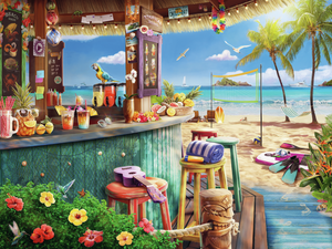 Beach Bar Breezes 1500-Piece Puzzle