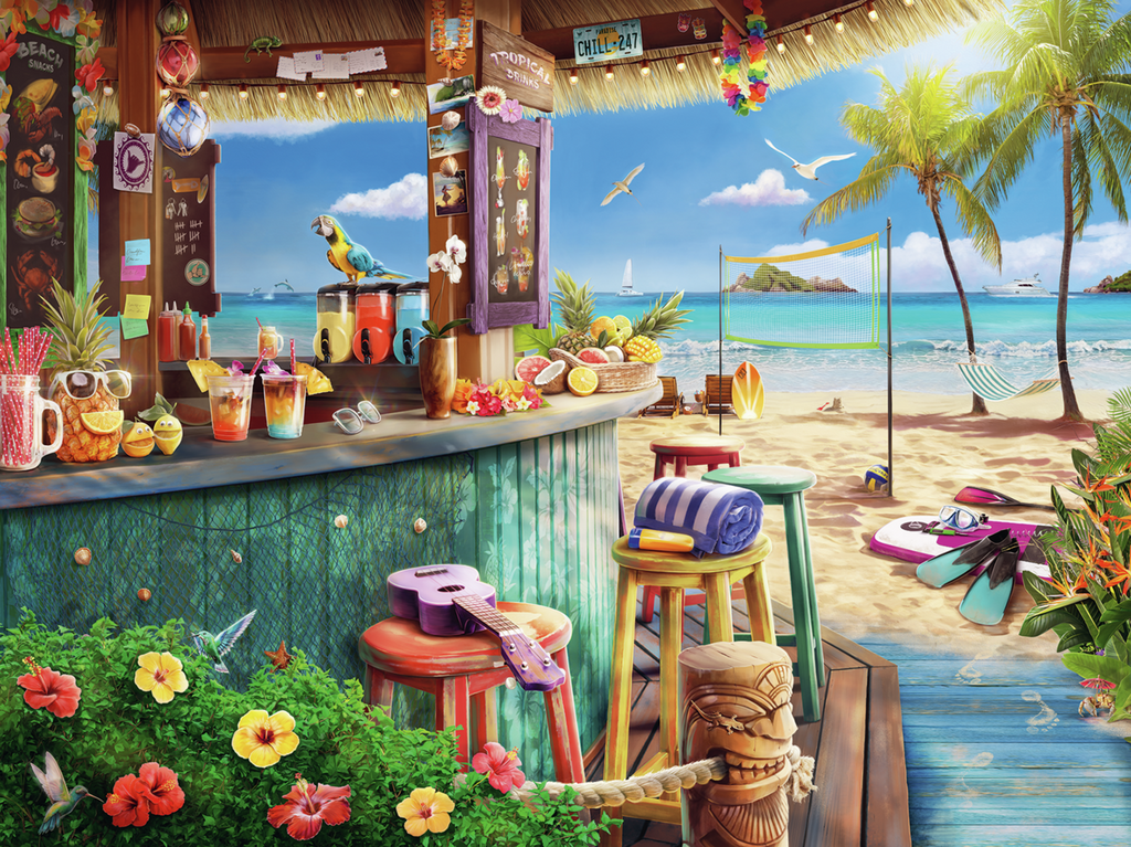 Beach Bar Breezes 1500-Piece Puzzle