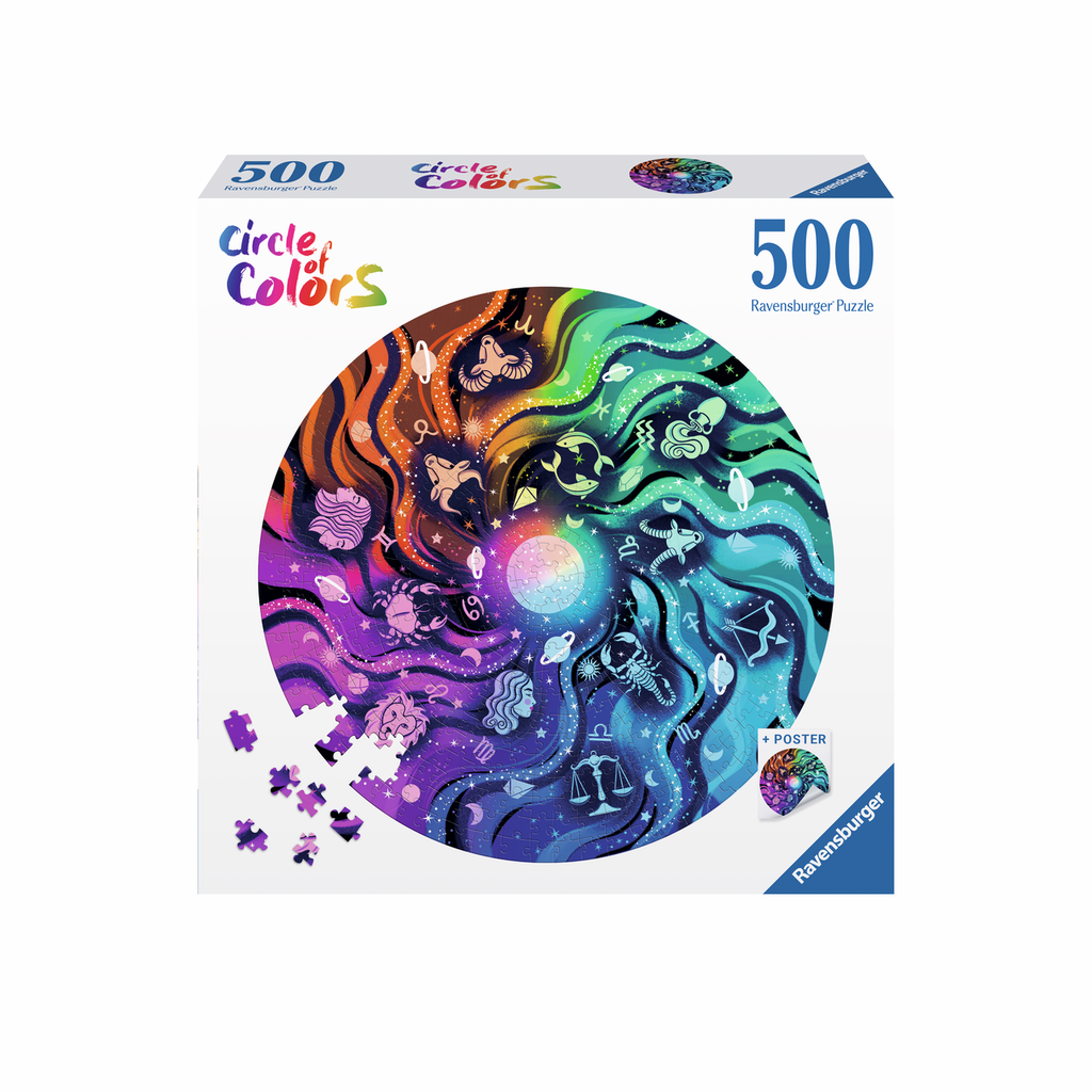 Circle of Colors - Astrology 500-Piece Puzzle