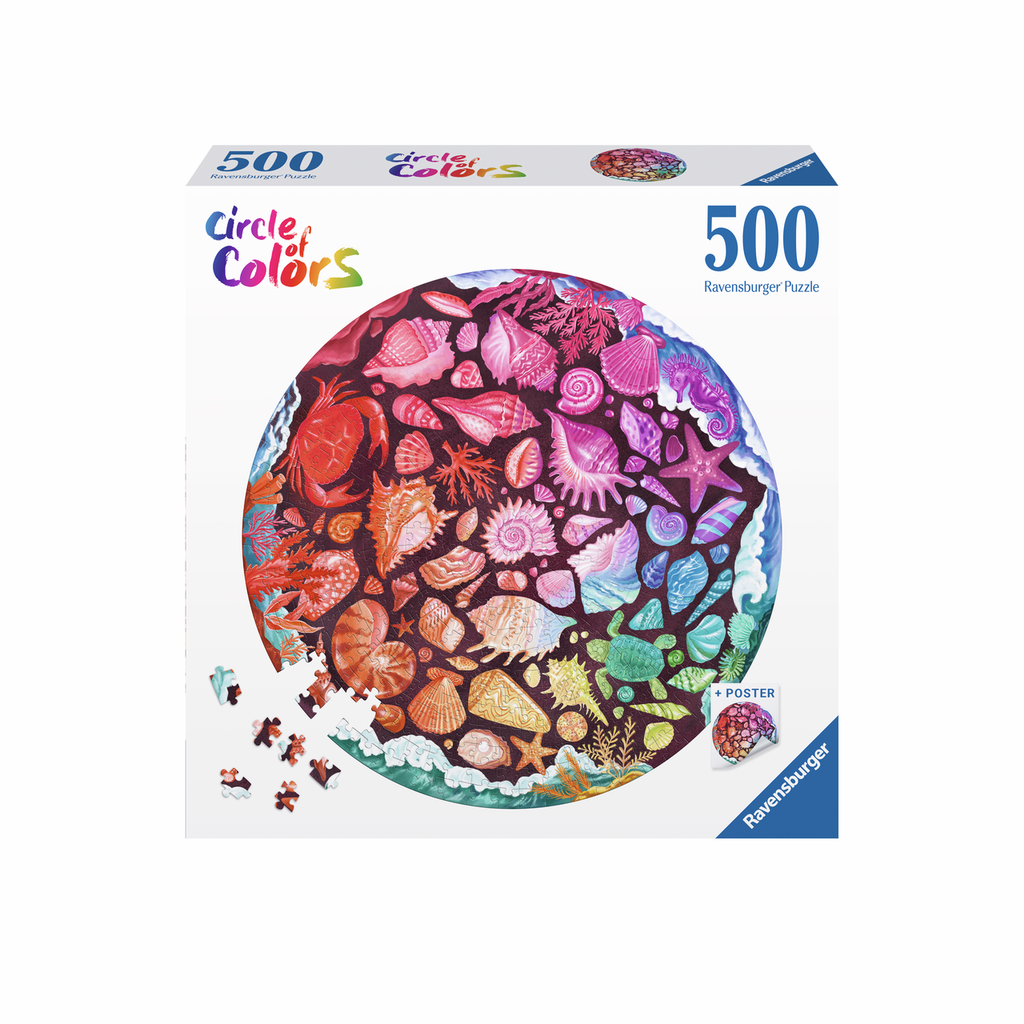 Circle of Colors - Seashells<br>Casse-tête de 500 pièces