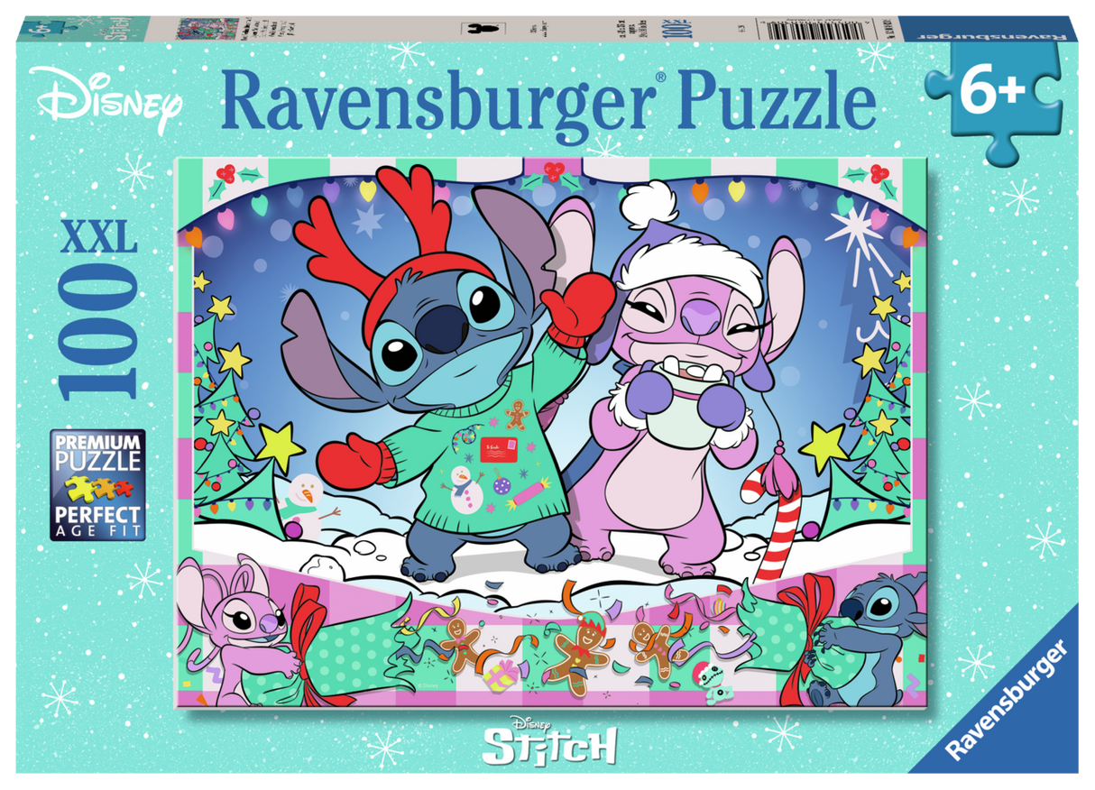 Disney Stitch Christmas 100-Piece Puzzle XXL