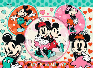 Mickey and Minnie, The Dream Couple 150-Piece Puzzle XXL