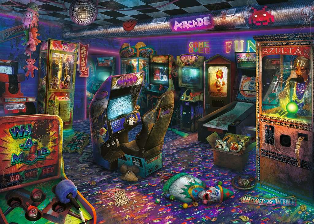 Forgotten Arcade 1000-Piece Puzzle