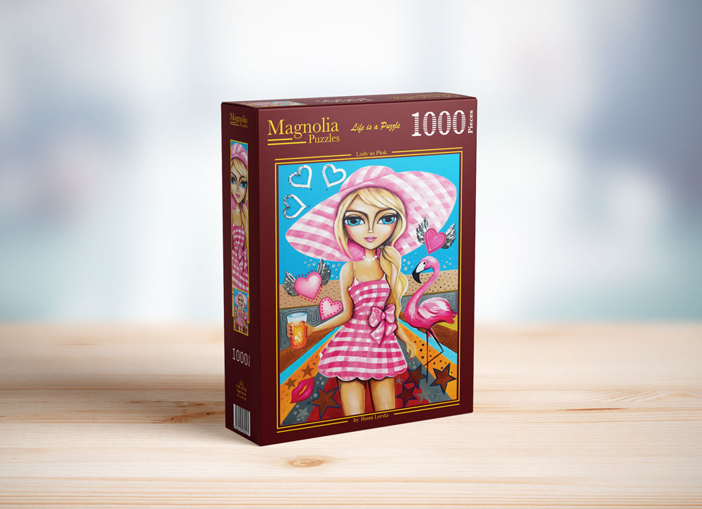 Lady in Pink – Romi Lerda 1000-Piece Puzzle