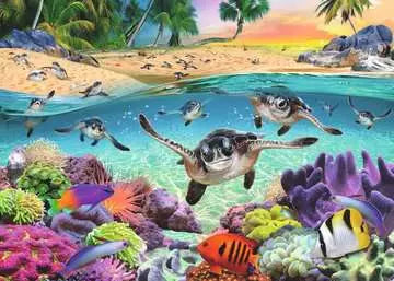 Race of the Baby Sea Turtles 500-Piece Puzzle