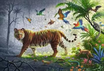Wooden Tiger 500-Piece Puzzle