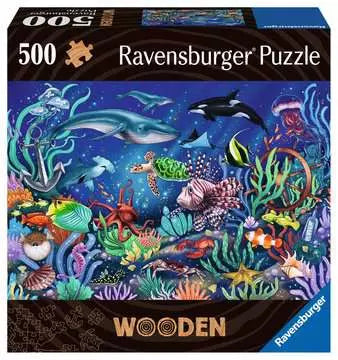 Wooden Under the Sea 500-Piece Puzzle