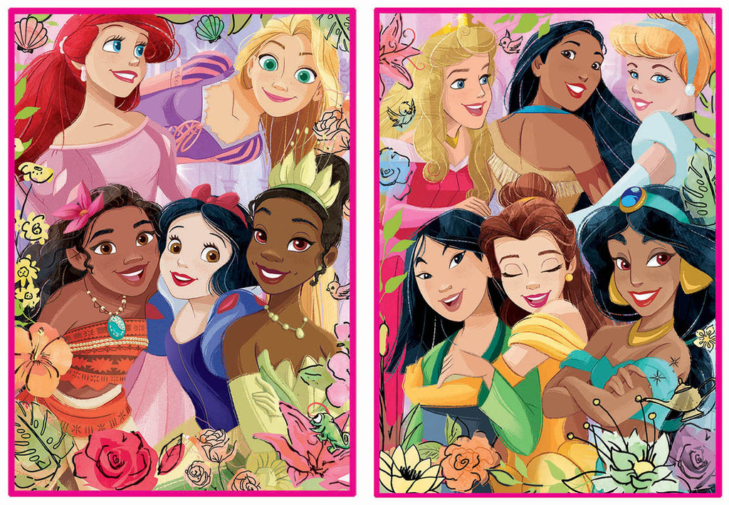 Disney Princess 2x500-Piece Puzzle