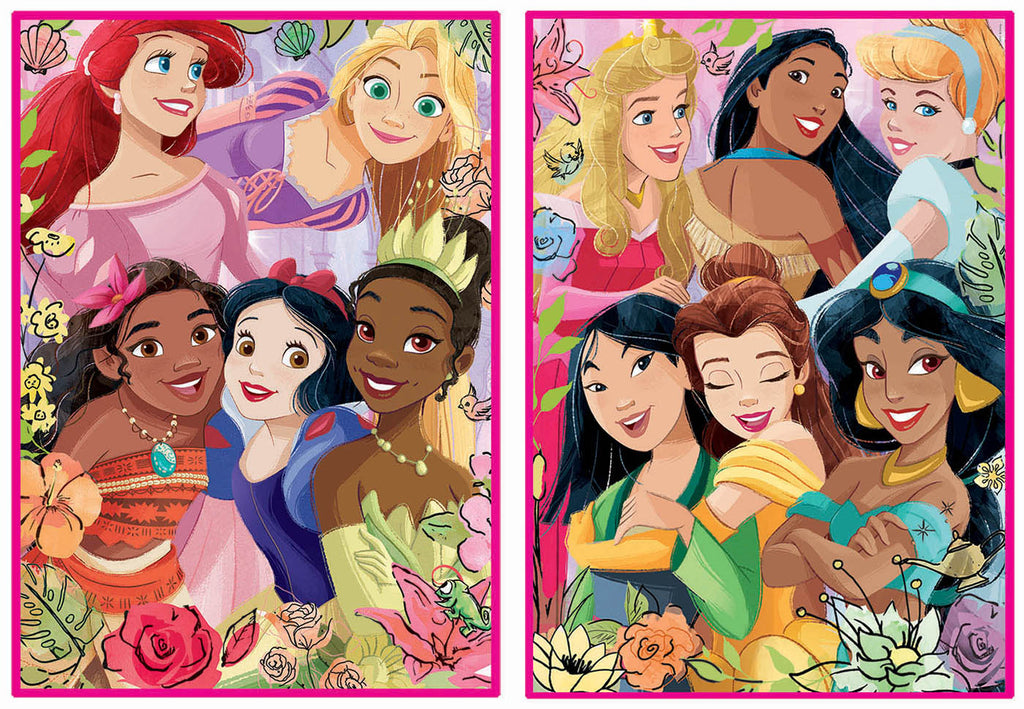 Puzzle 2x500 Disney Princess, 500 pieces