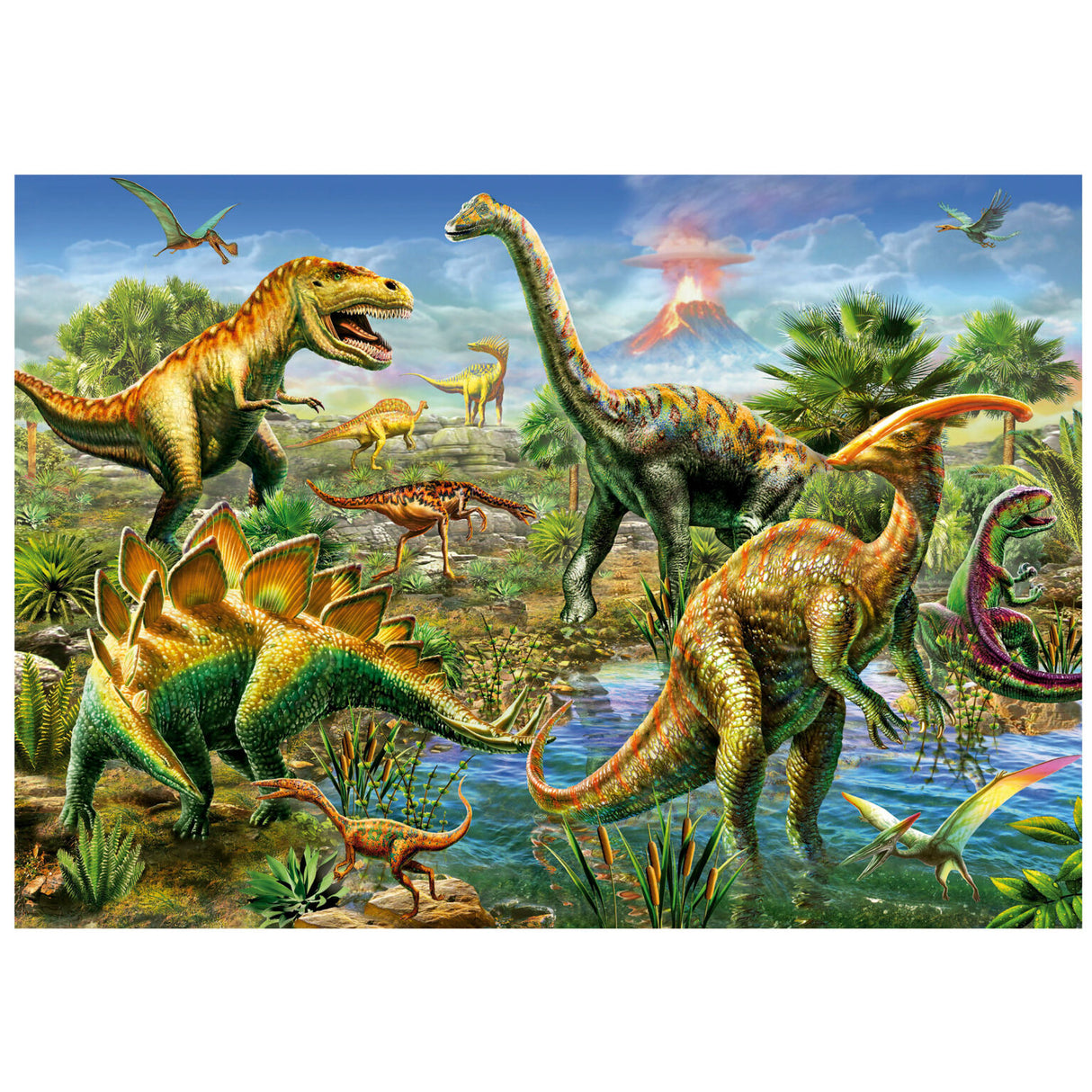 Jurassic Playground 500-Piece Puzzle