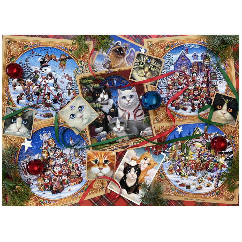 Christmas Cats 1000-Piece Puzzle
