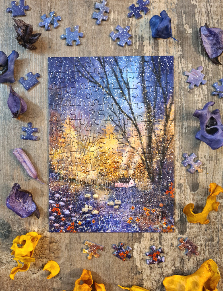 Glowing Winter 99-Piece Puzzle