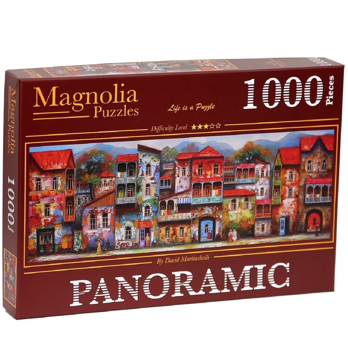 Old Tbilisi Panoramic - David Martiashvili 1000-Piece Puzzle