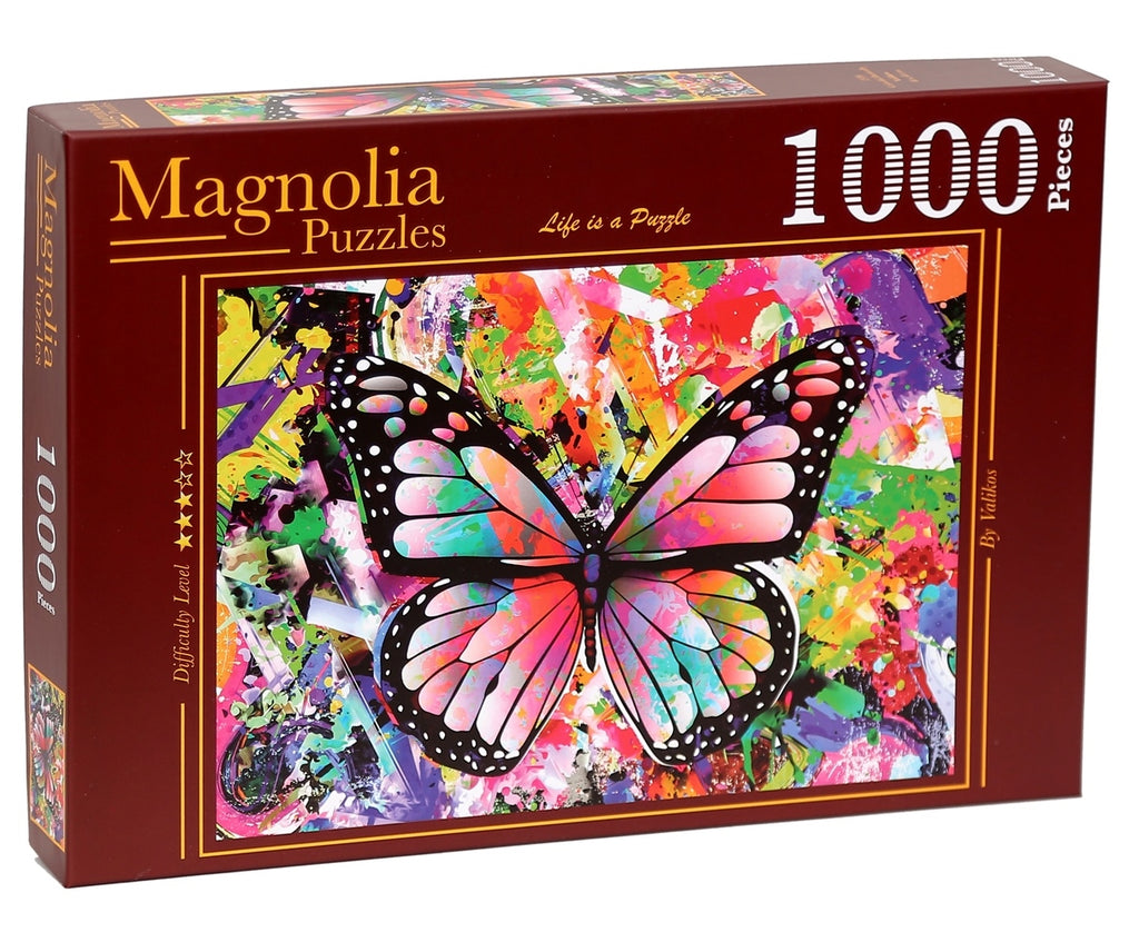 Colorful Butterfly 1000-Piece Puzzle