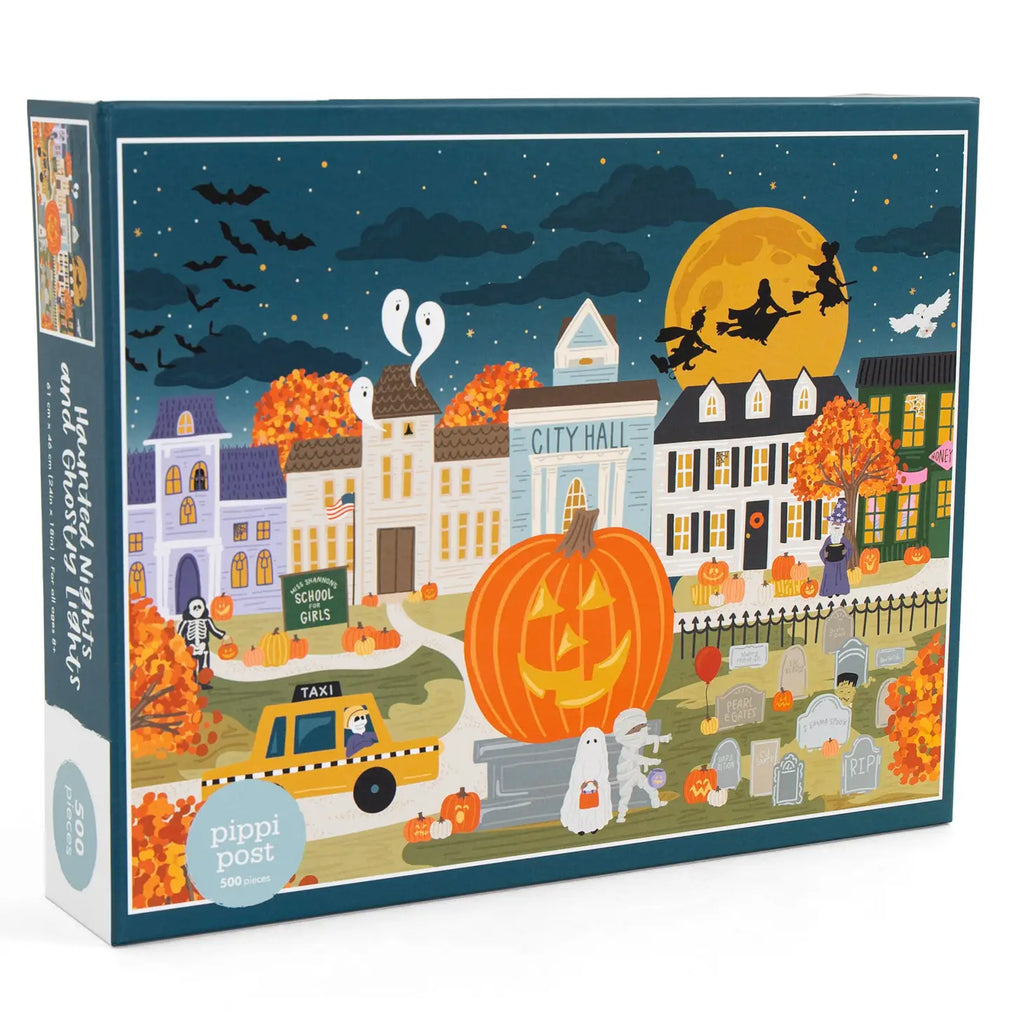Haunted Nights & Ghostly Lights 500-Piece Puzzle