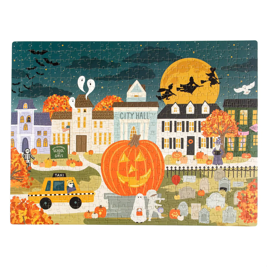 Haunted Nights & Ghostly Lights 500-Piece Puzzle