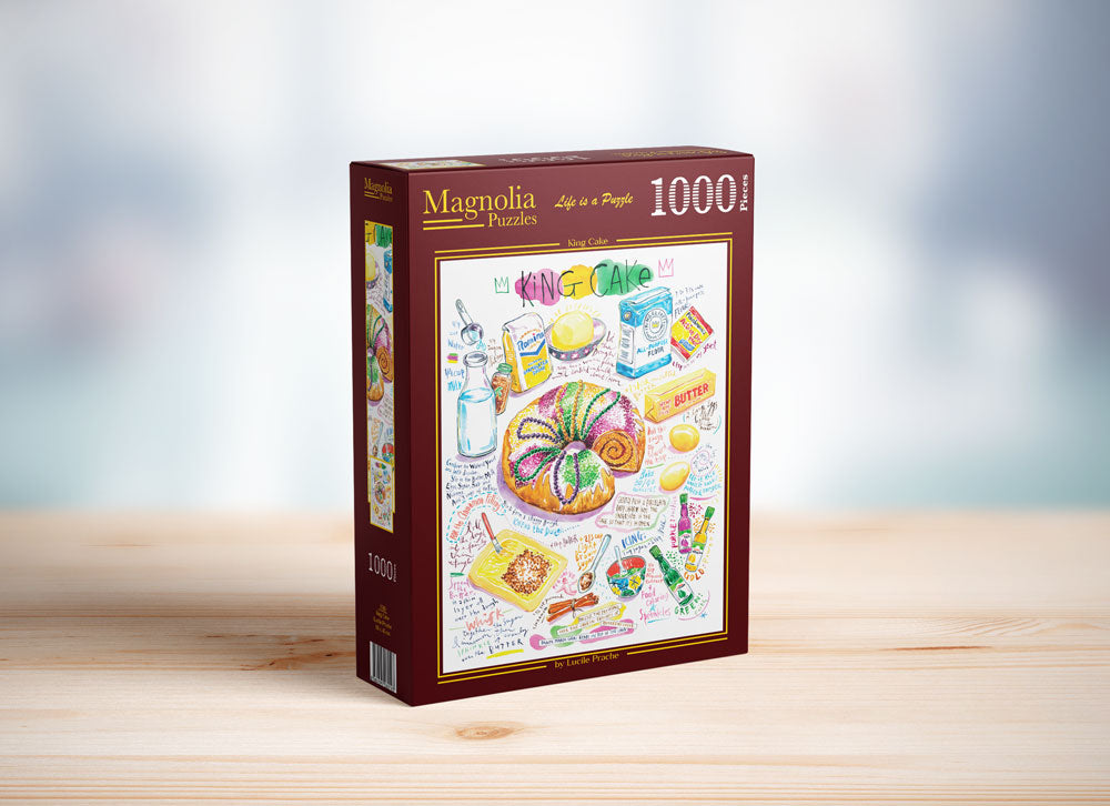 King Cake 1000-Piece Puzzle