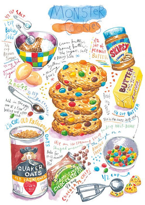 Monster Cookies 1000-Piece Puzzle