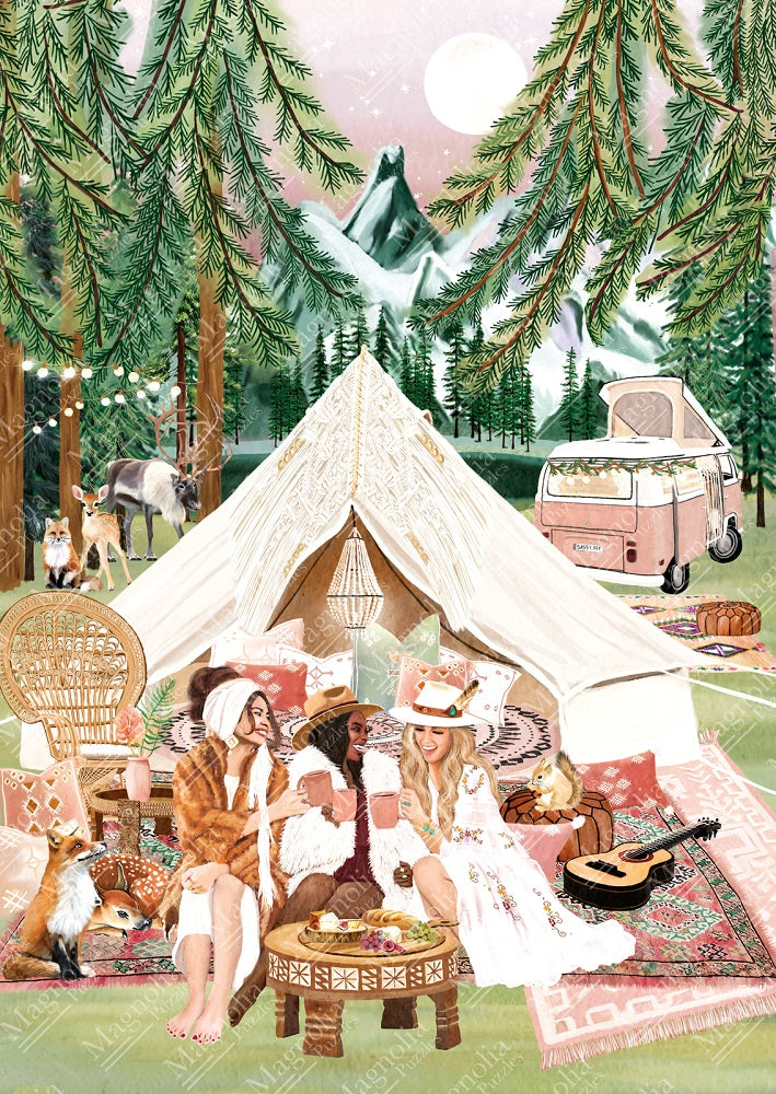 Camping - Sarah Reyes<br>Casse-tête de 1000 pièces