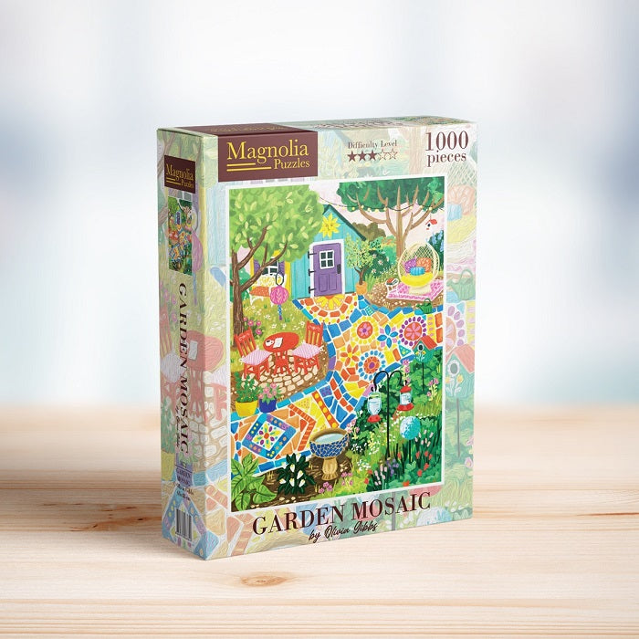 Garden Mosaic – Olivia Gibbs 1000- Piece Puzzle