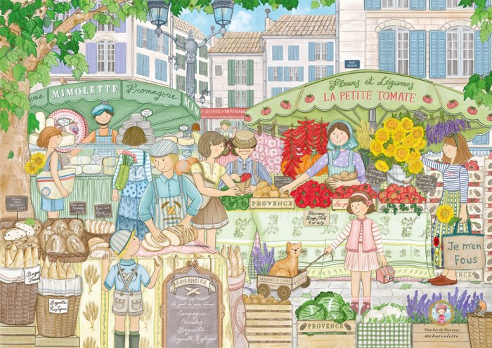 Marches de Provence 1000-Piece Puzzle