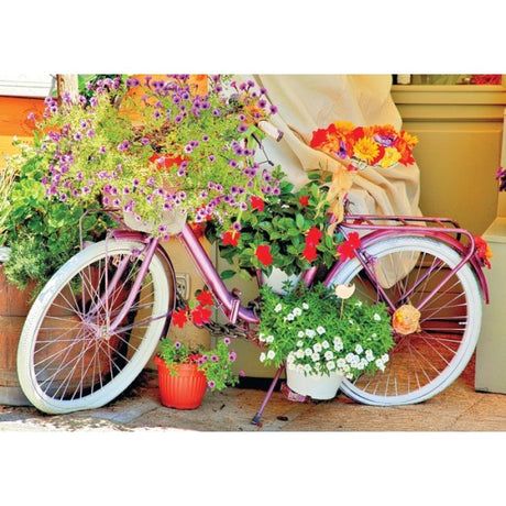 Bicycle with Flowers - Casse-tête de 1000 pièces