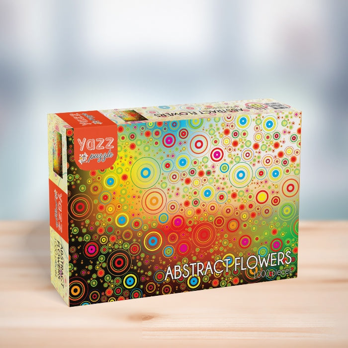 Abstract Flowers 1000-Piece Puzzle