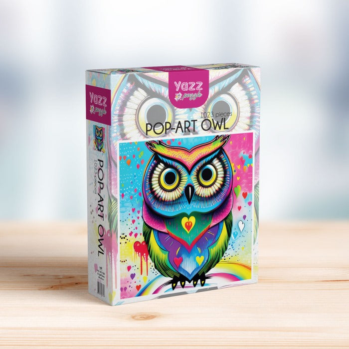 Pop-art Owl 1023-Piece Puzzle