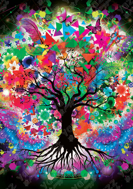 Colorful Tree - Casse-tête de 1000 pièces