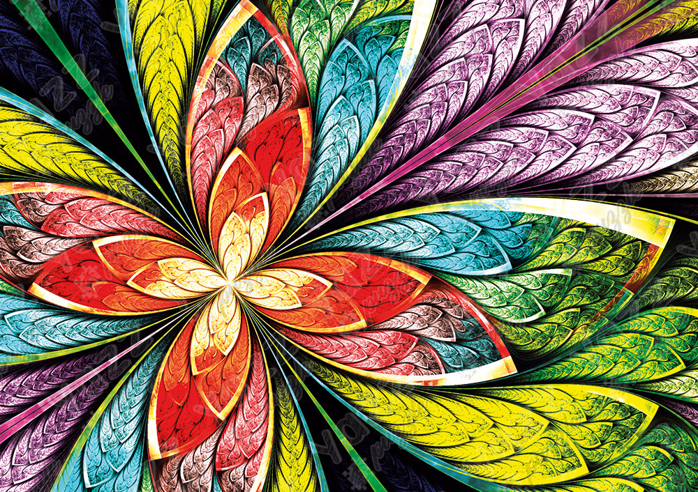 Colorful Flower<br>Casse-tête de 1000 pièces