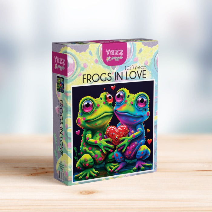 Frogs In Love 1023-Piece Puzzle