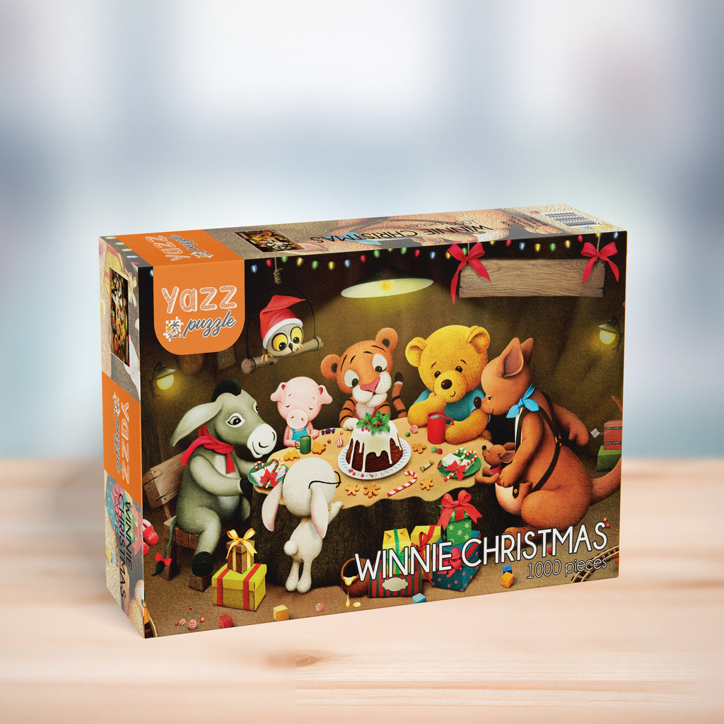 Winnie Christmas 1000-Piece Puzzle