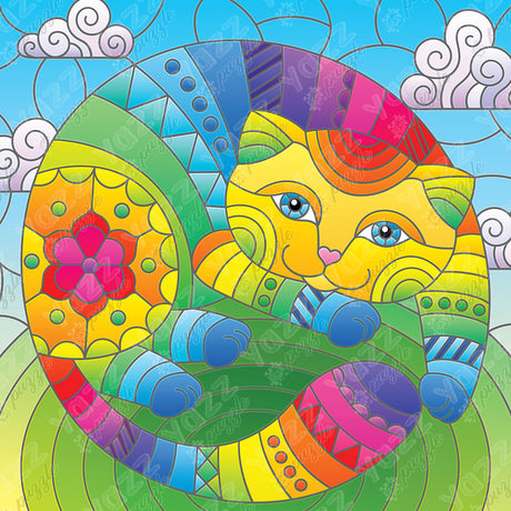 Cat in the Circle 1023-Piece Puzzle