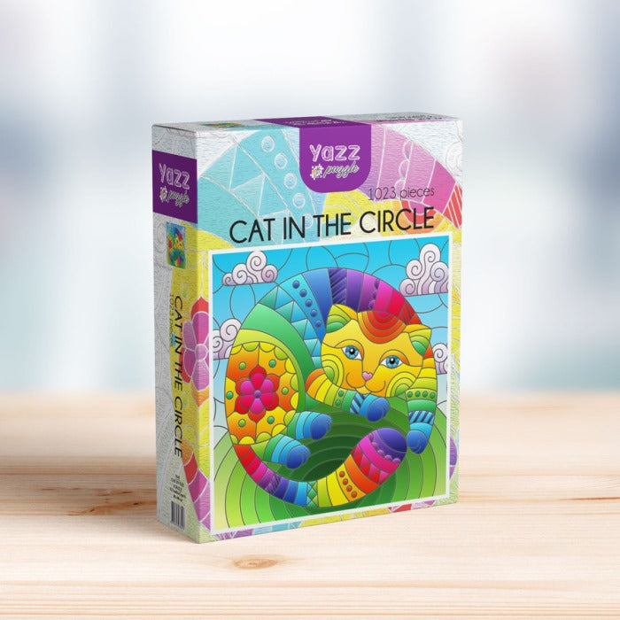 Cat in the Circle 1023-Piece Puzzle