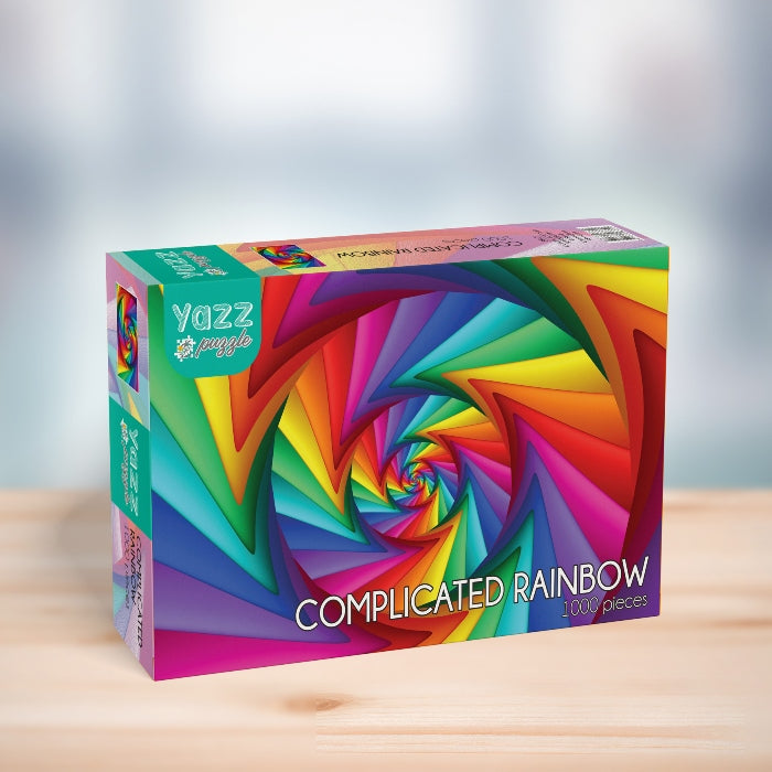 Complicated Rainbow 1000-Piece Puzzle