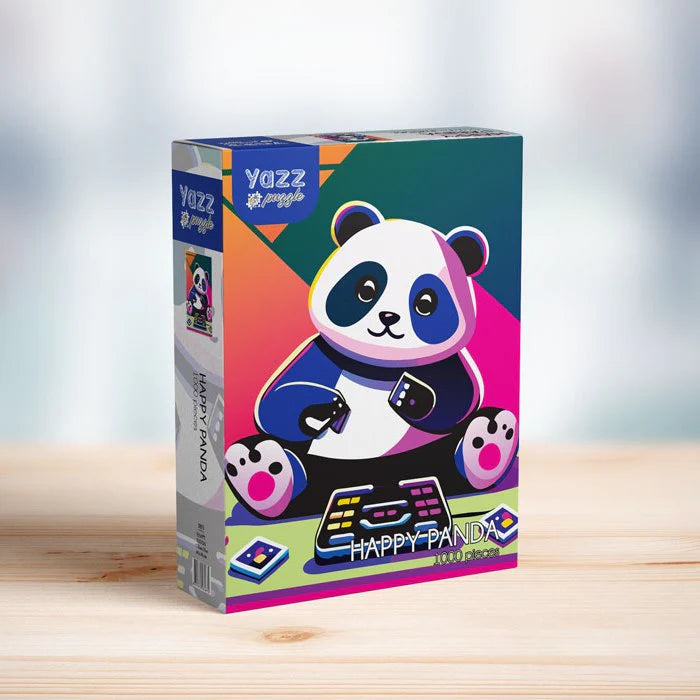 Happy Panda<br>Casse-tête de 1000 pièces